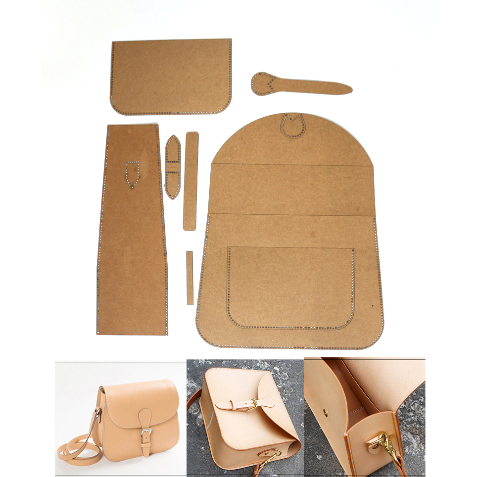Leatherwork Patterns - New Kraft paper template DIY leather