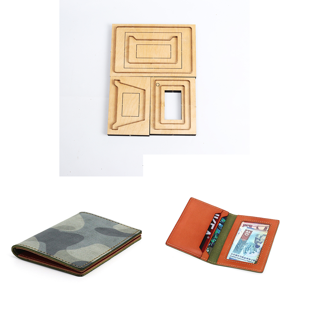 Leatherwork Punching Tool - DIY leather craft cardholder wallet with
