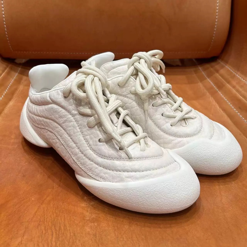 Leather Work Flats - Genuine Leather Large Size Forrest Gump