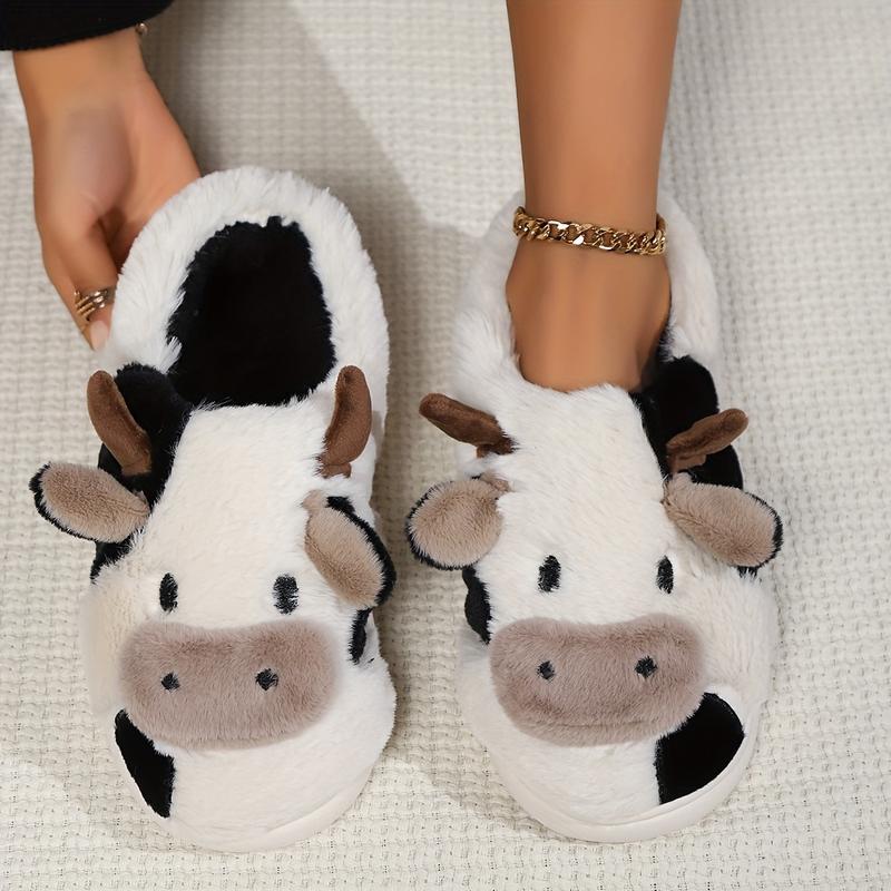 Leather Work Flats - Soft Cow Slippers for Women -