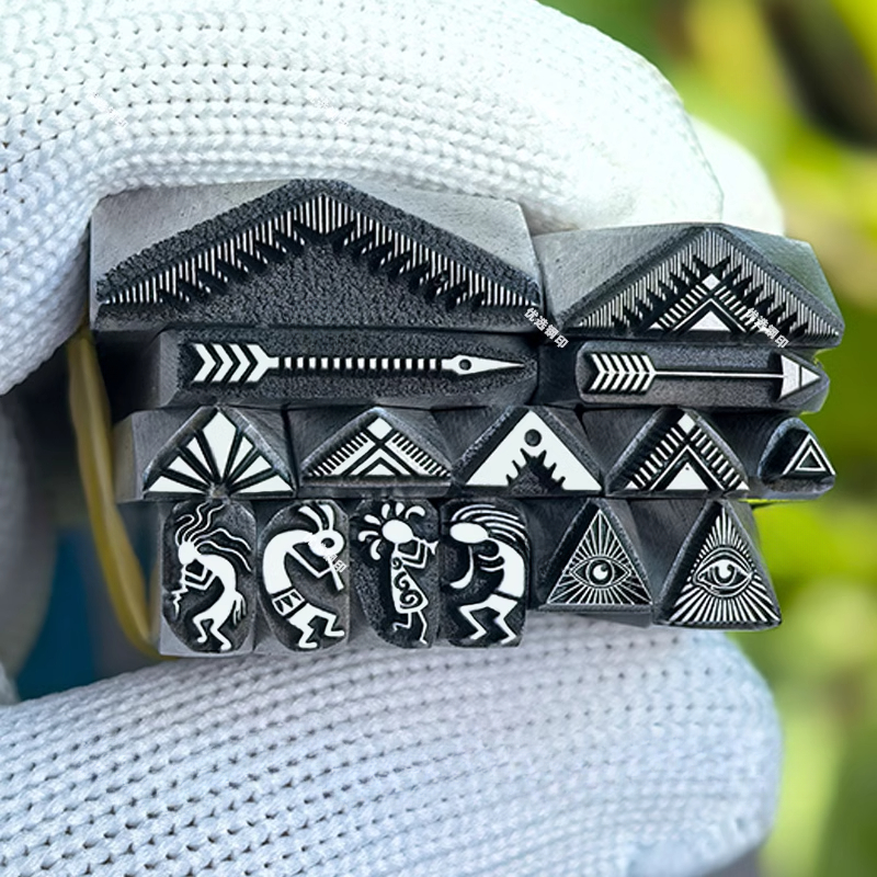 Leatherwork Punching Tool - Navajo Series Jewelry Stamping Tool Leather