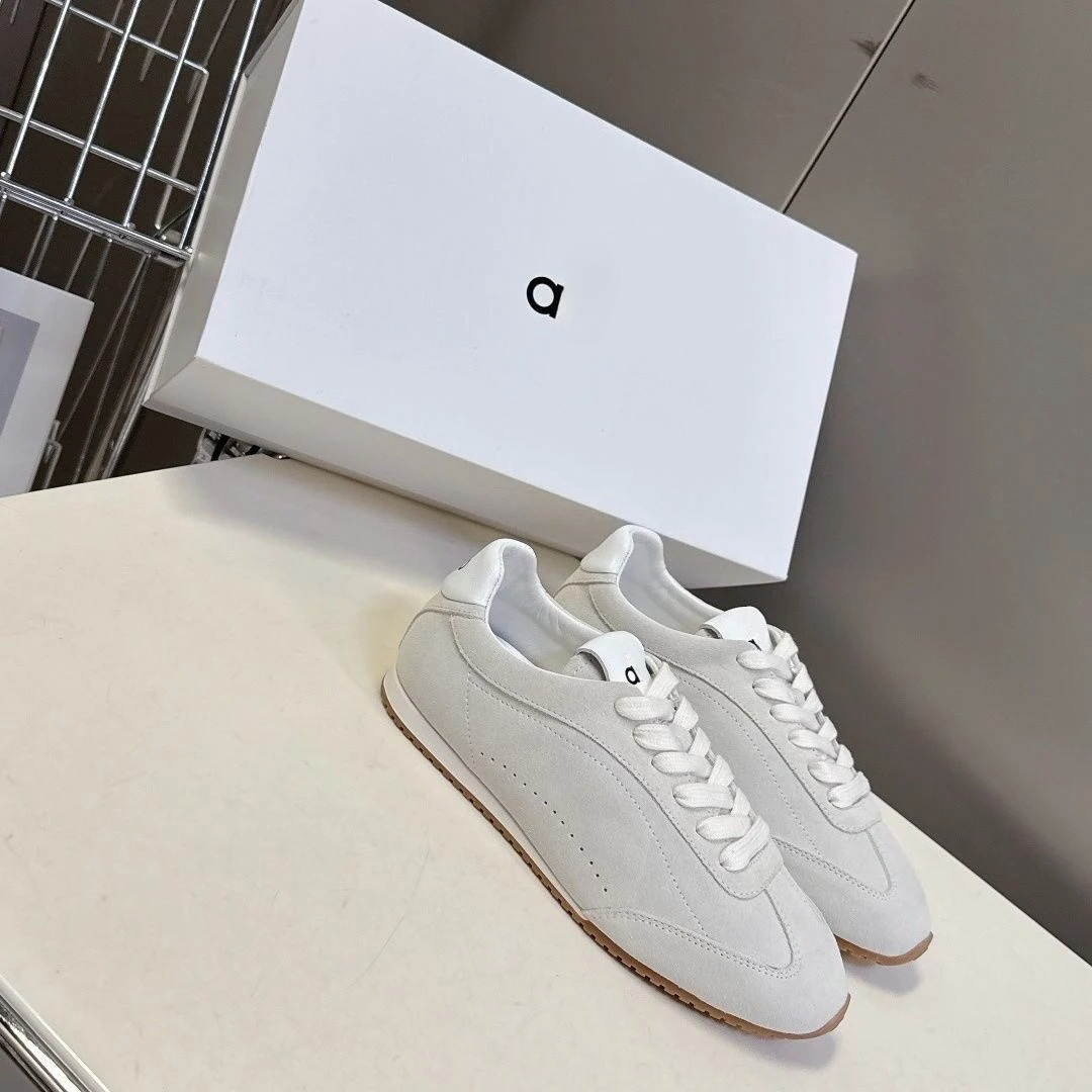 European-style Women's White S - Leather Work Flats 评论和价格