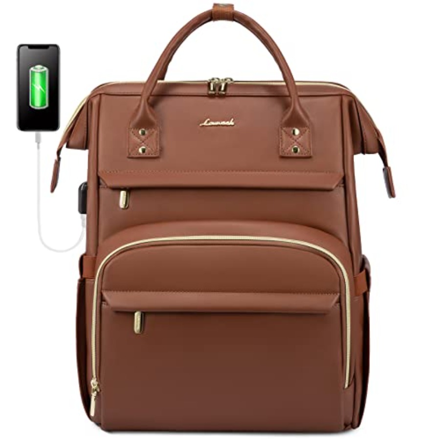 Leather Laptop Backpack for Wo - For Leather Work 评论和价格