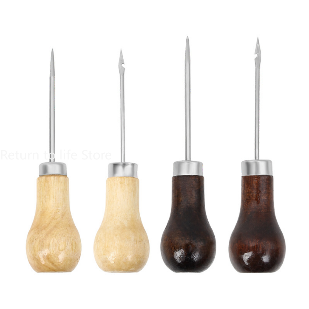 1pc Awl Pricker Hole Maker Con - Leatherwork Punching Tool 评论和价格