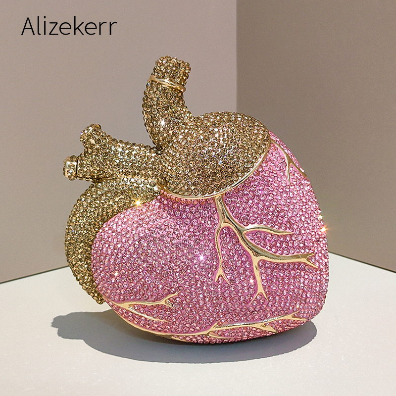 Alizekerr Heart Shaped Diamond - Leatherwork Wallet 评论和价格