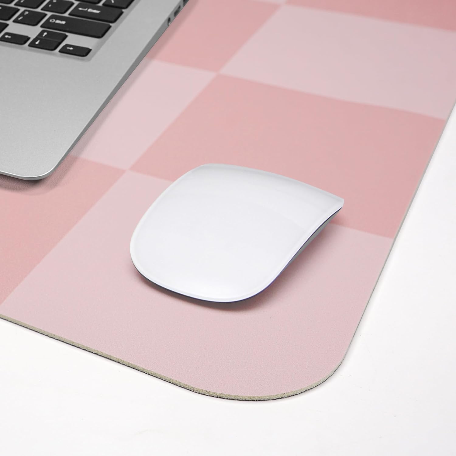 Non-Slip Pink Desk Mat, Waterp - Leatherwork At Home 评论和价格