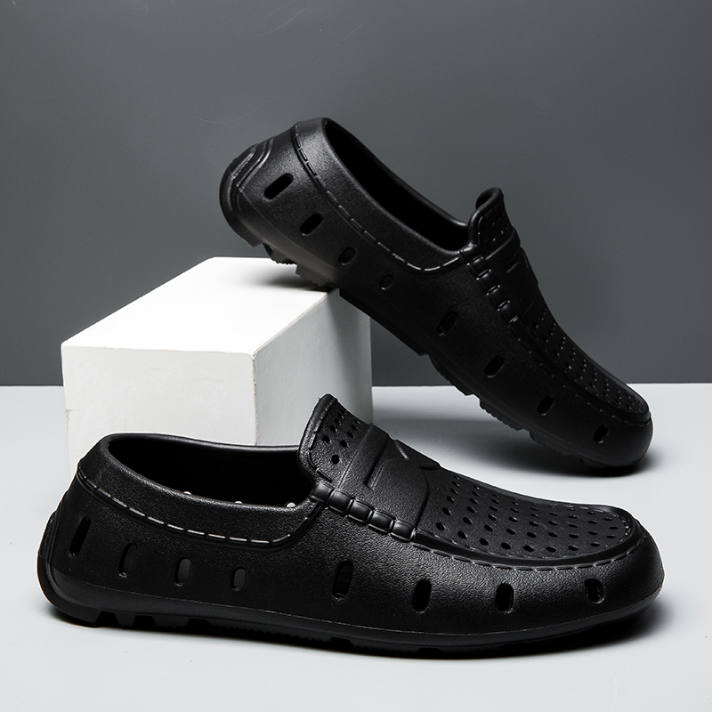 YUYIN Men's Eva Slippers Non-s - Leather Work Flats 评论和价格