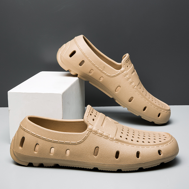 YUYIN Men's Eva Slippers Non-s - Leather Work Flats 评论和价格