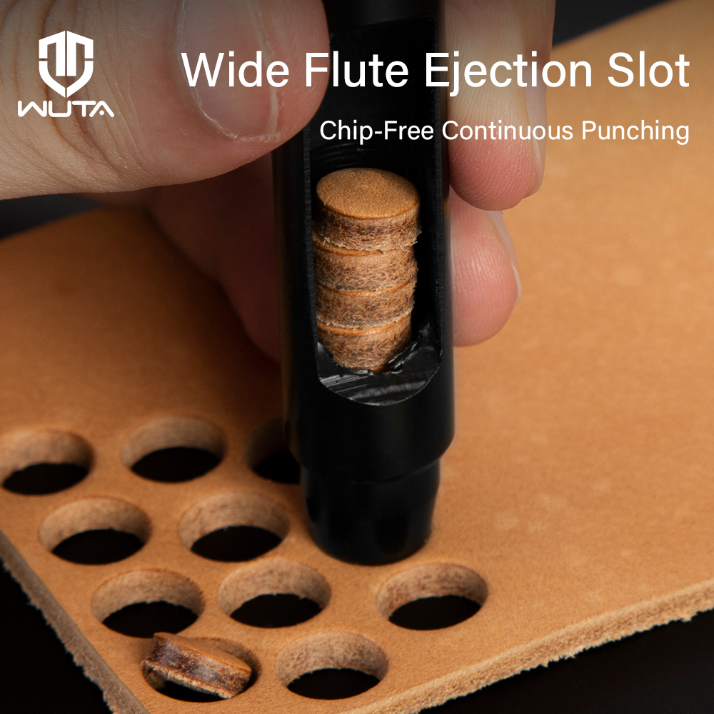 WUTA 1Pc 6-15mm Black Anti-Rus - Leatherwork Punching Tool 评论和价格