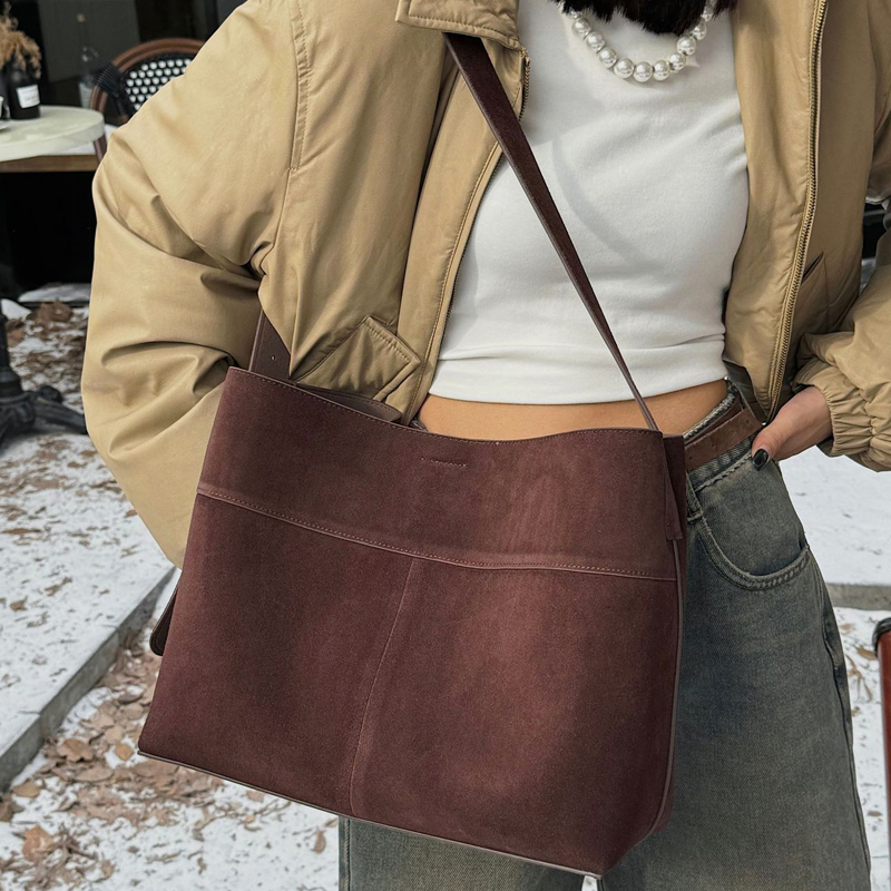 Korean Genuine Leather Tote Ba - Leatherwork Wallet 评论和价格