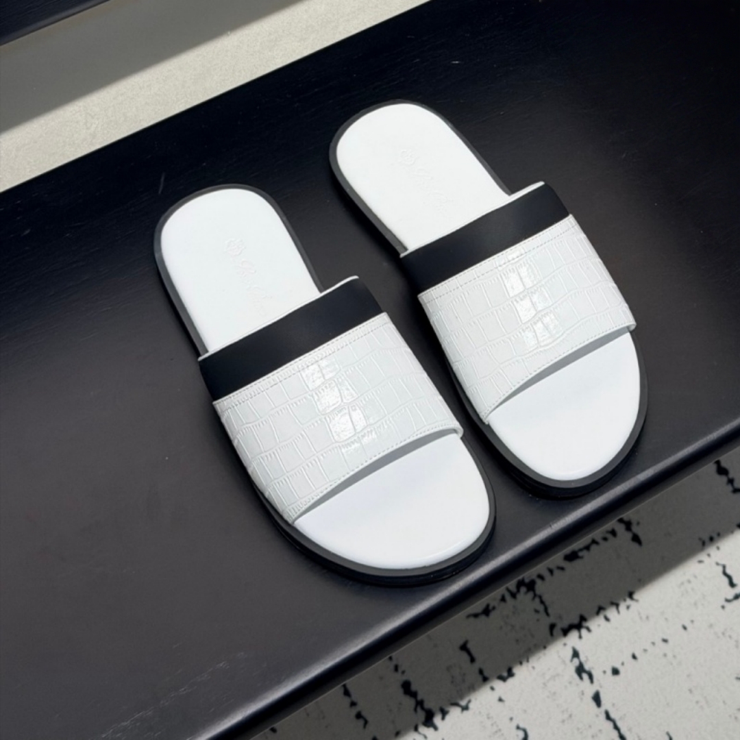 Handmade Cowhide Sandals Luxur - Leather Work Flats 评论和价格