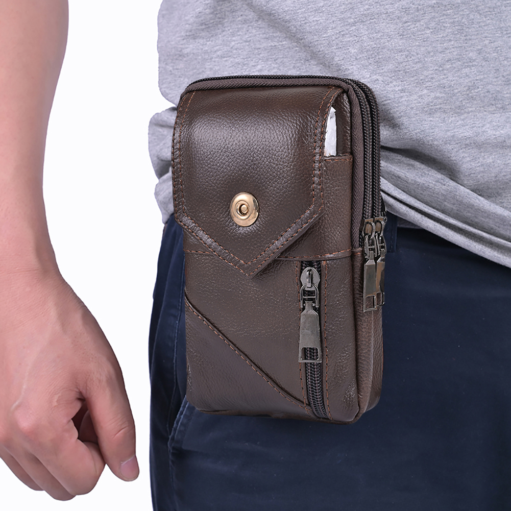 Men Simple Shoulder Bag Waterp - Leatherwork Wallet 评论和价格