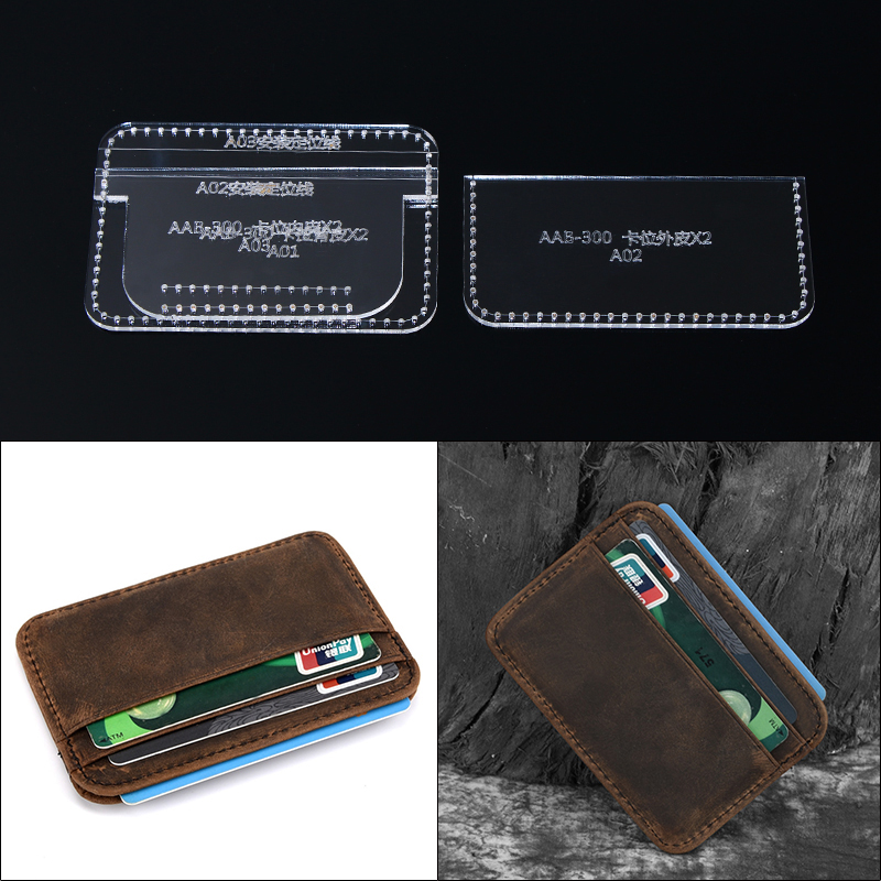 1Set DIY Acrylic Leather Templ - Leatherwork Patterns 评论和价格