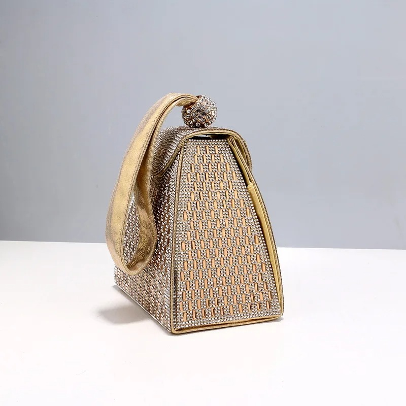 Rhinestones Luxury Evening Bag - Leatherwork Wallet 评论和价格
