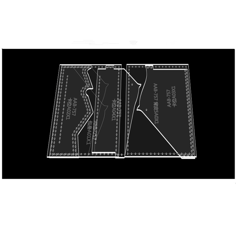1 Set Durable Acrylic Template - Leatherwork Patterns 评论和价格
