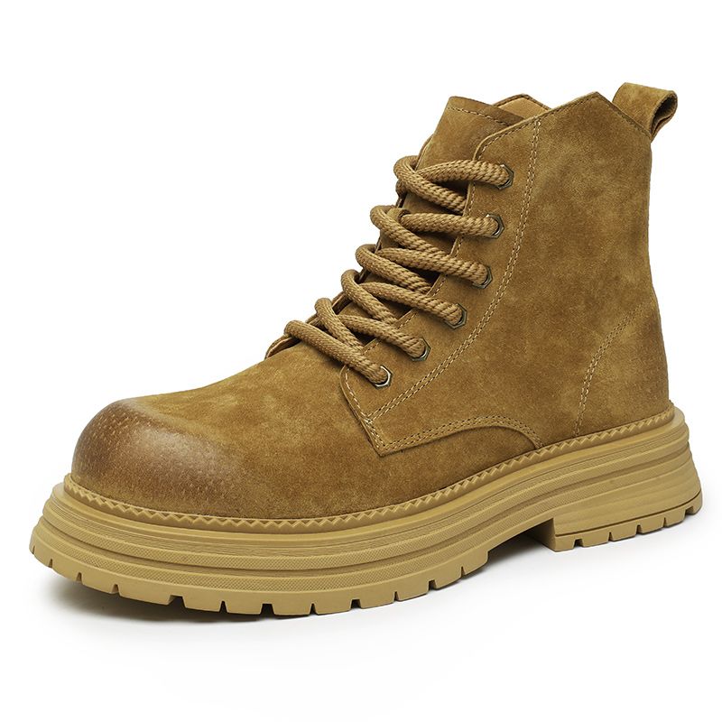 High Quality Men Ankle Boots F - Leather Work Flats 评论和价格