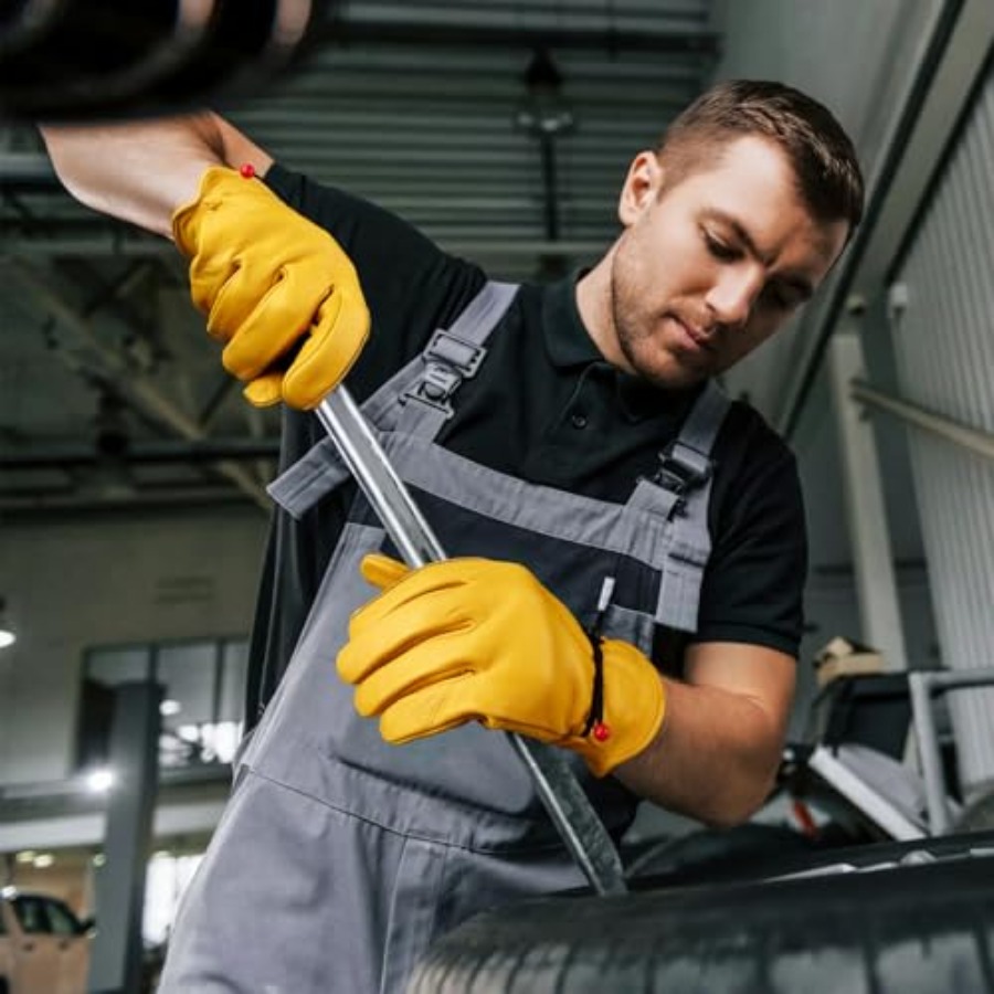 Leather Work Gloves for Men, 3 - Leveling Leatherworking 评论和价格