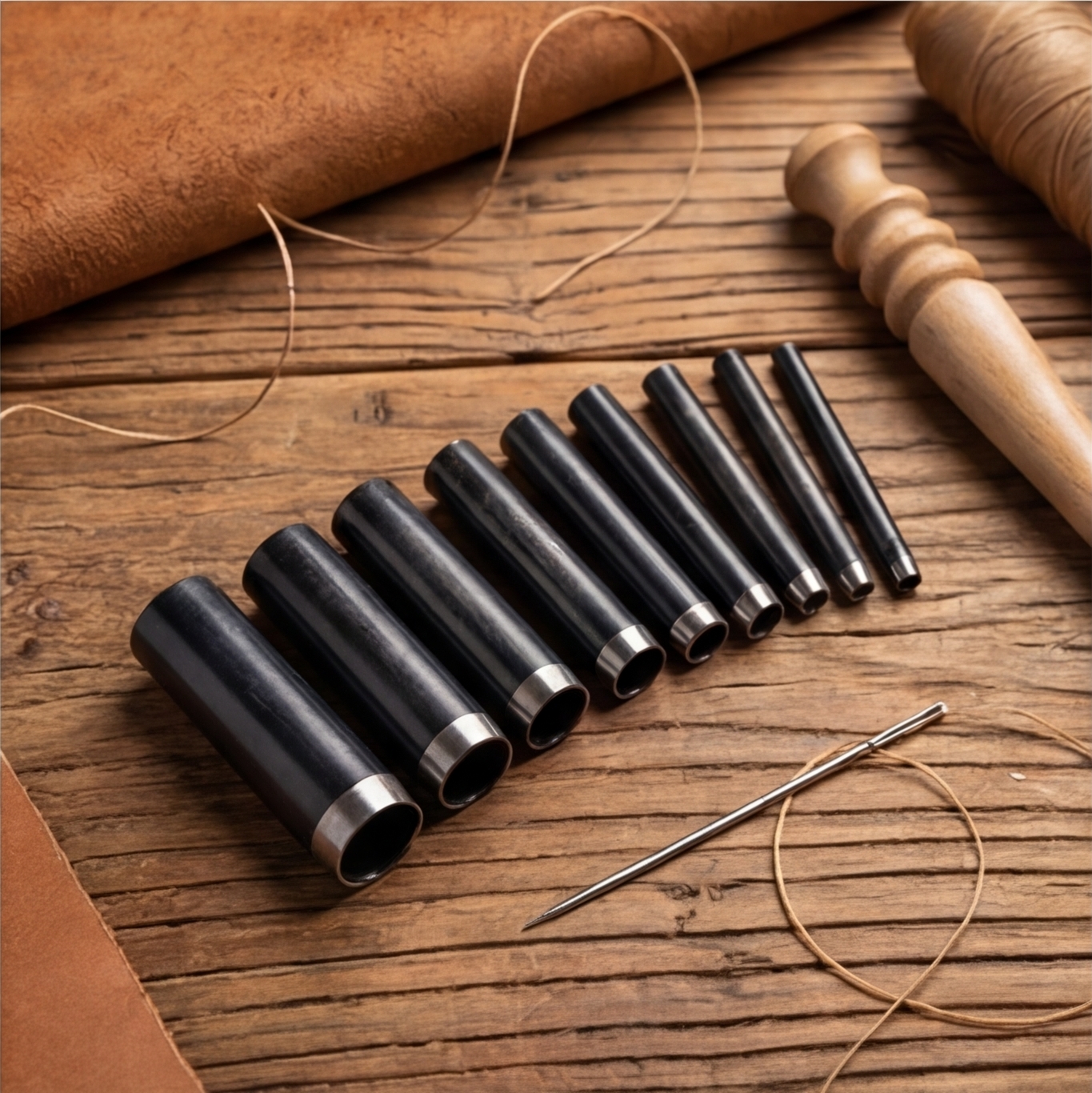A49 DIY Leatherworking round C - Leatherwork Punching Tool 评论和价格
