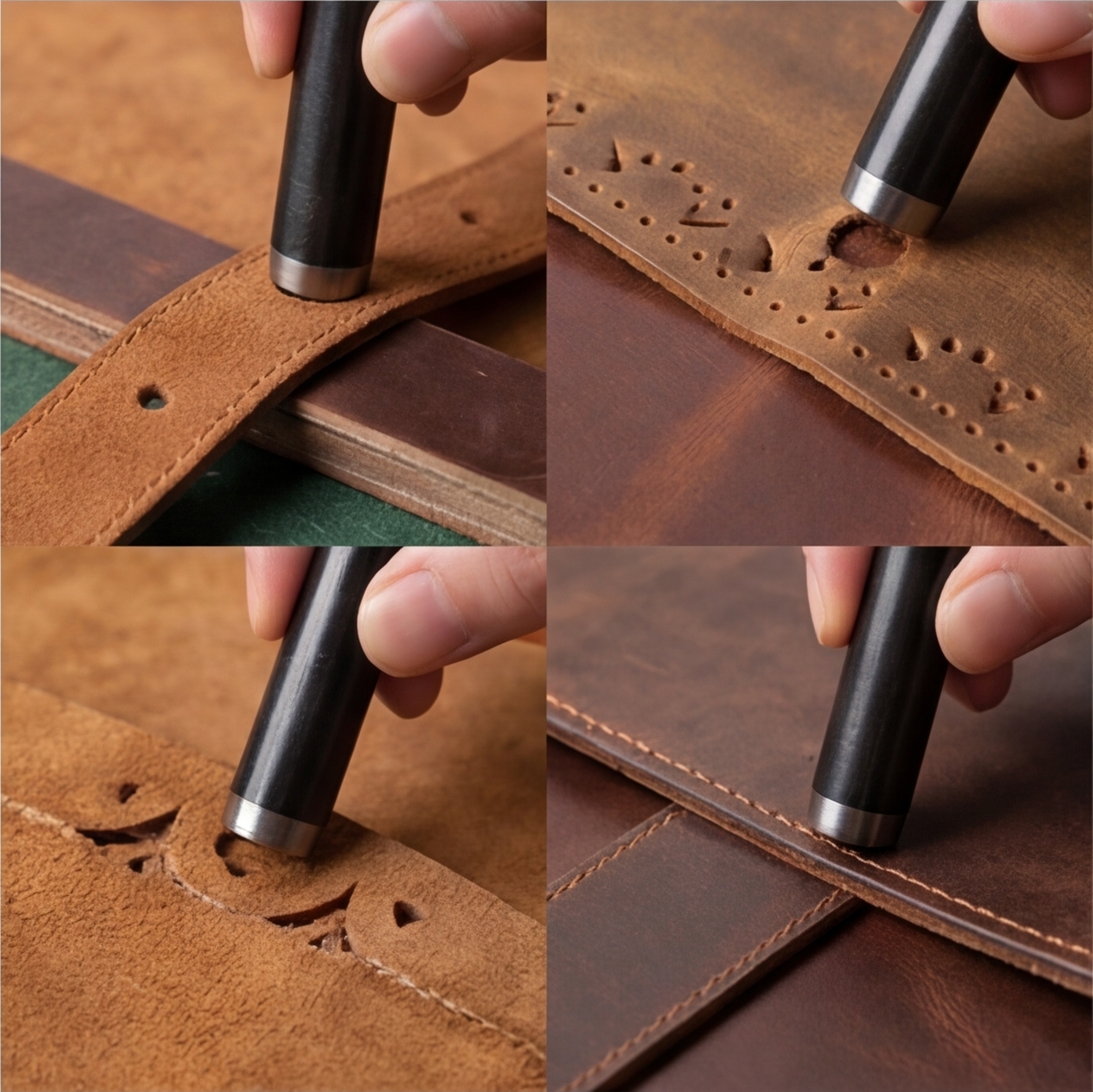 A49 DIY Leatherworking round C - Leatherwork Punching Tool 评论和价格
